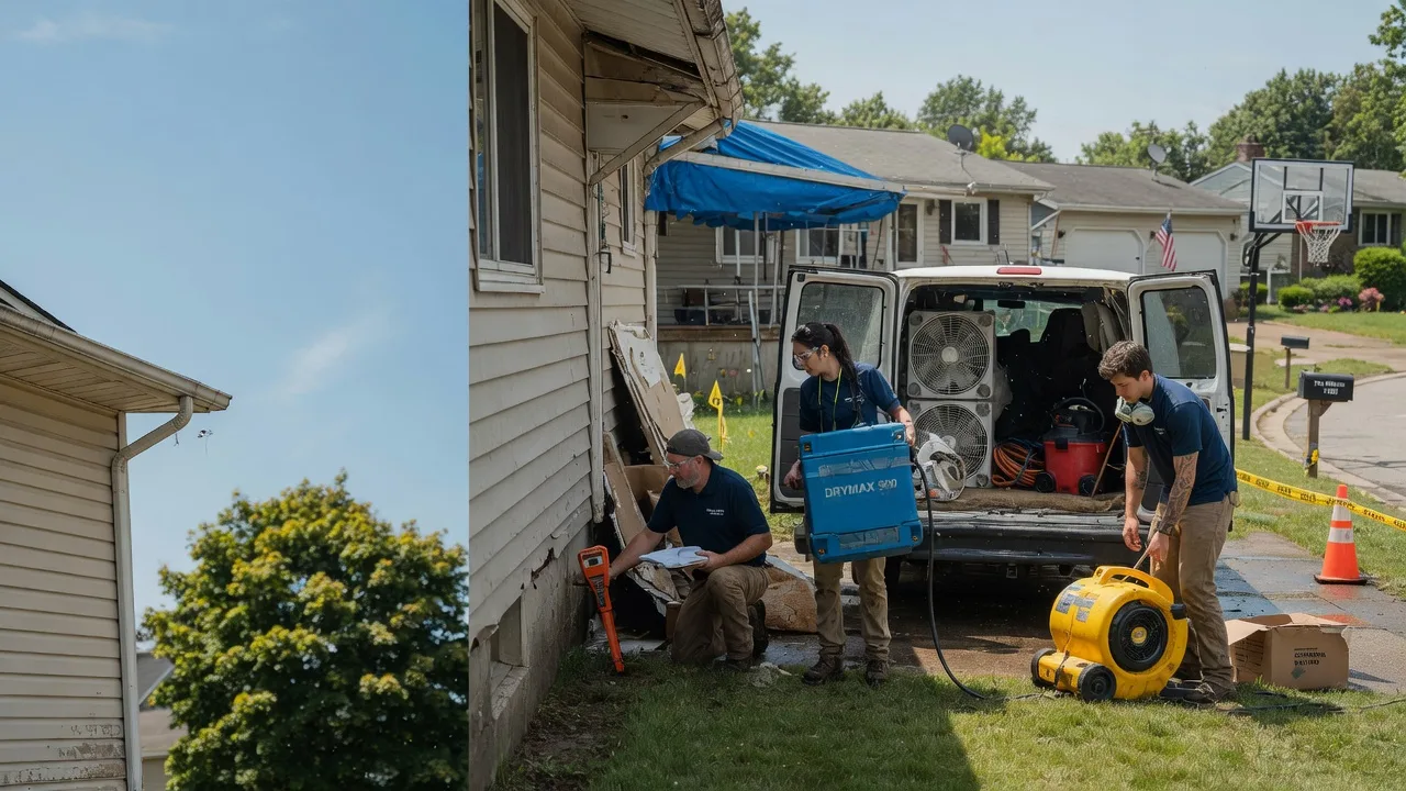 Ceiling Leak Cleanup in Greenfield Park, NY near me